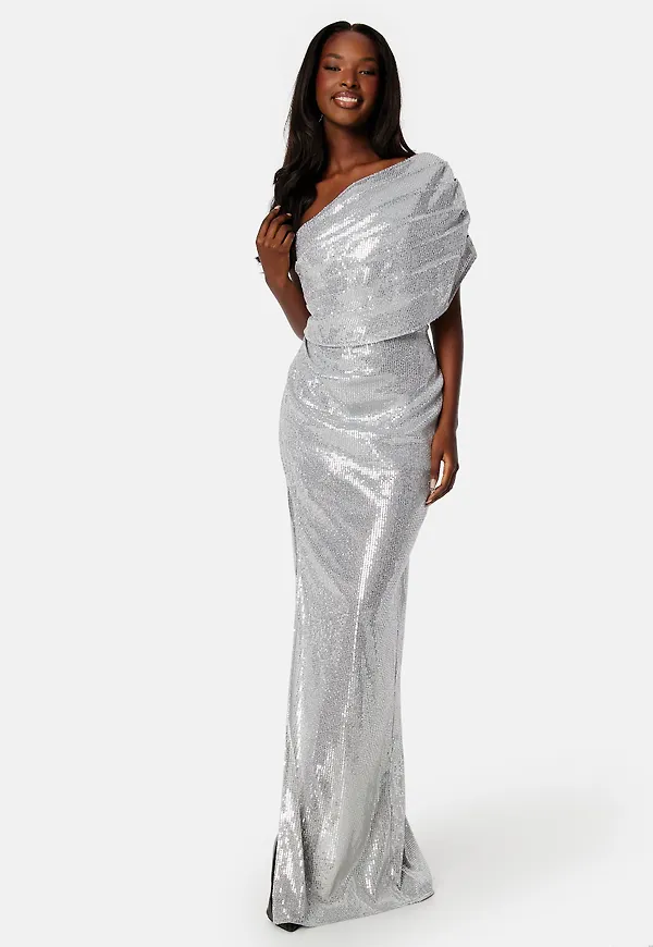 Luna Sequin One Shoulder Dress