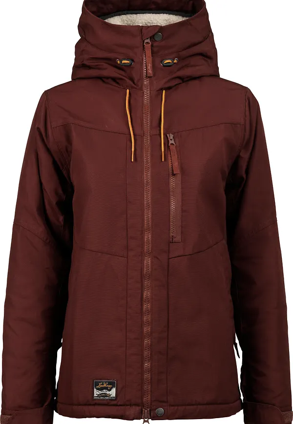 Lundhags Women's Järpen Pile Jacket Burgundy