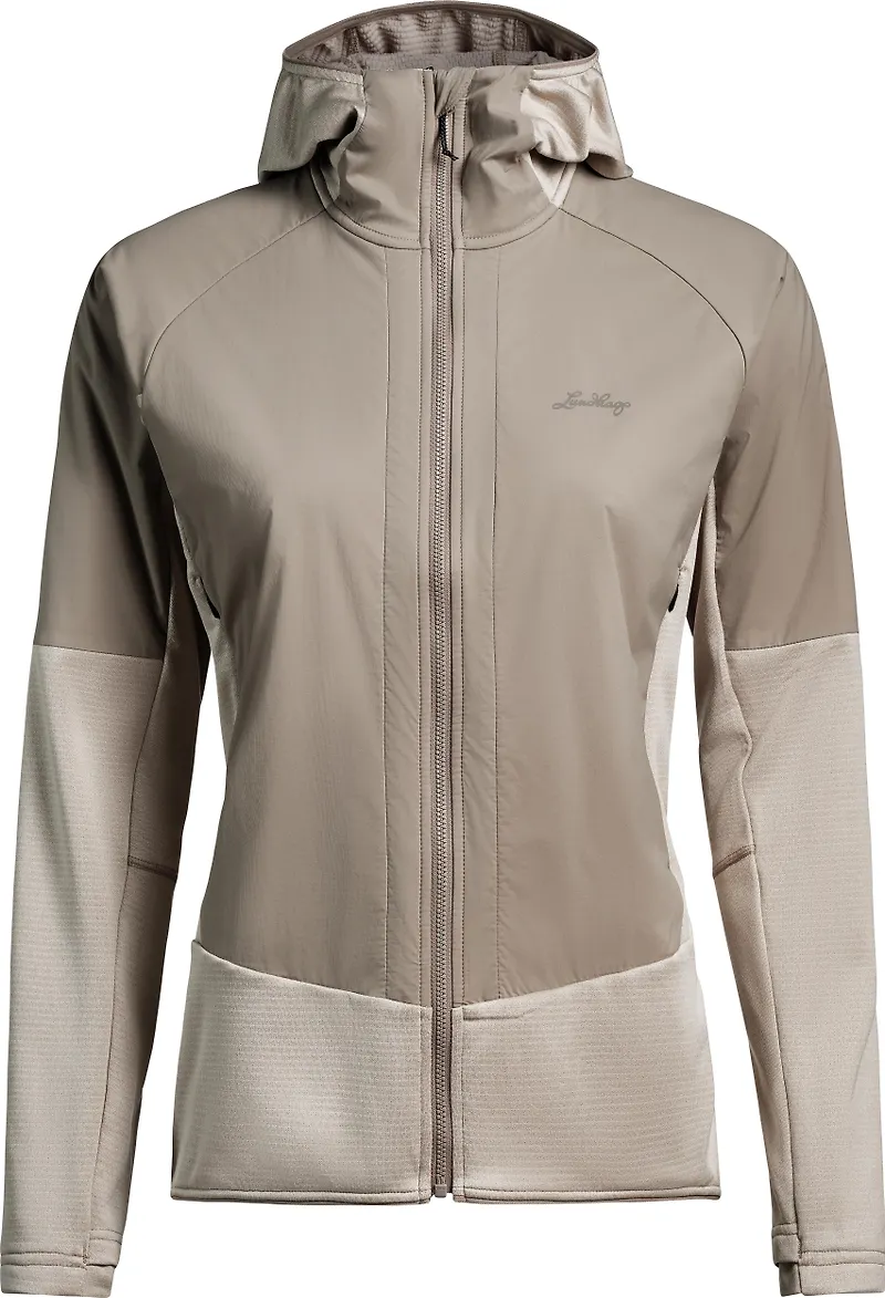 Lundhags Women's Padje Windbreaker Hoodie Sand/driftwook