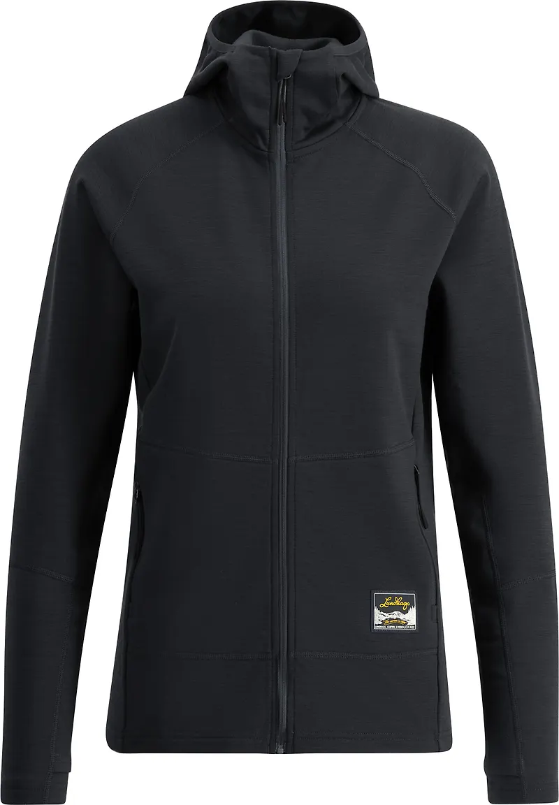 Lundhags Women's Tived Merino Hoodie Black