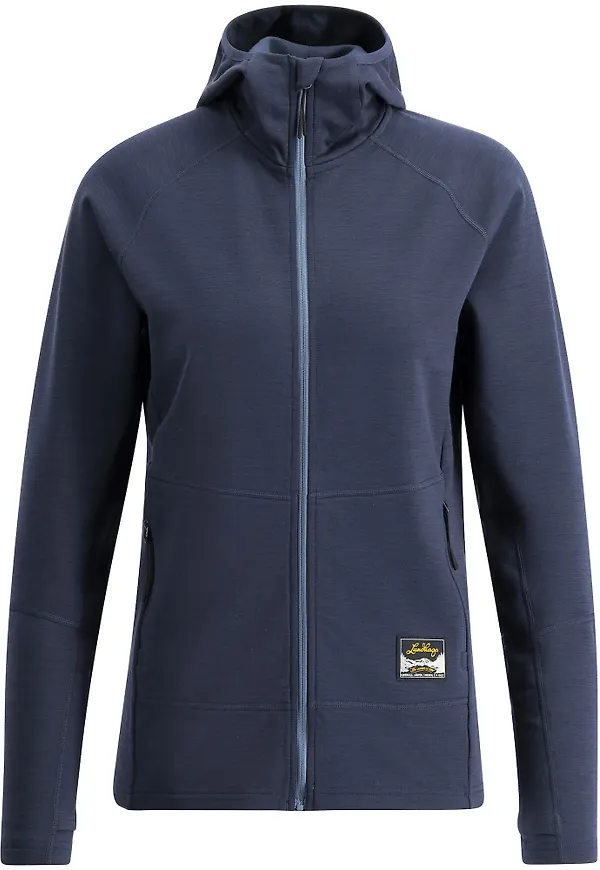 Lundhags Women's Tived Merino Hoodie Deep Blue