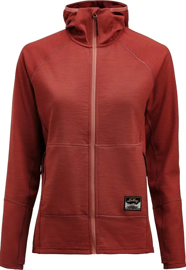 Lundhags Women's Tived Merino Hoodie Rosewood