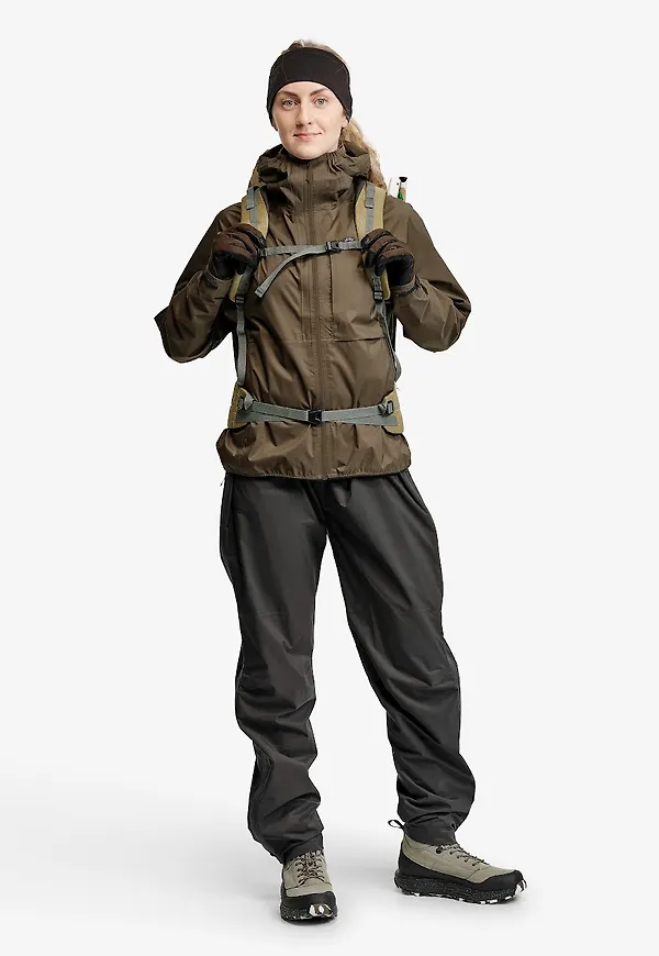 Lundhags Women's Tived Waterproof Pant Charcoal