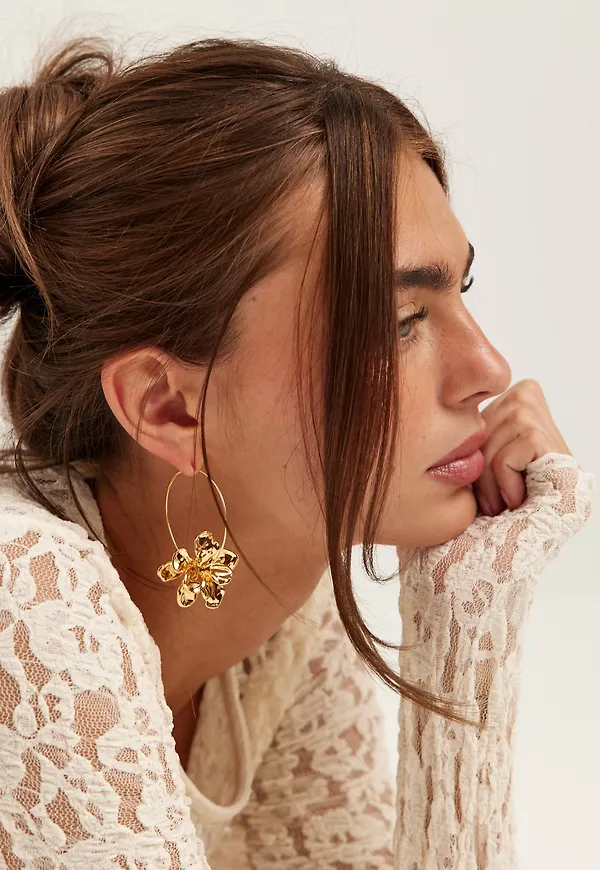 Lunith Earrings Gold-plated