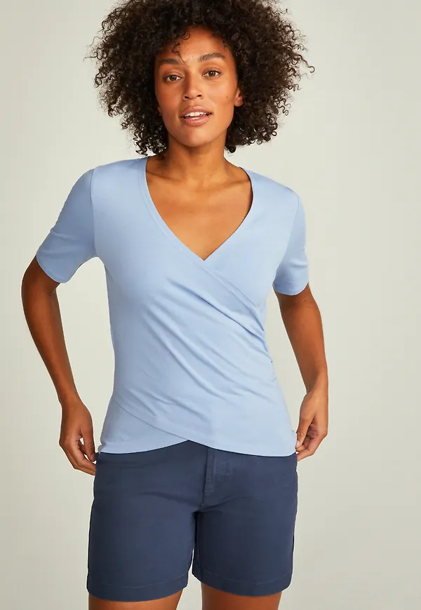 Lydia wrap top