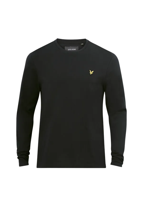 Lyle & Scott - Långärmad T-Shirt Plain L/S T-Shirt - Svart - S