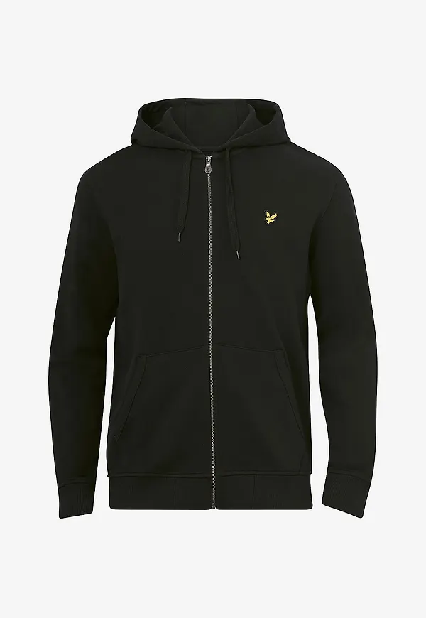 Lyle & Scott - Hoodie Zip Through Hoodie - Svart