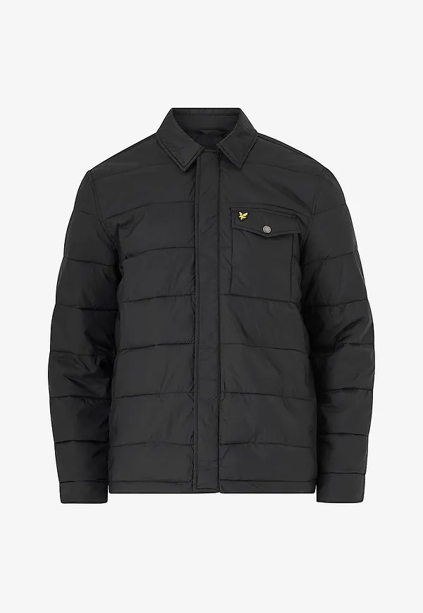 Lyle & Scott - Jacka Wadded Collared Jacket - Svart