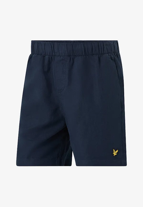 Lyle & Scott - Linneshorts Linen Deck - Blå