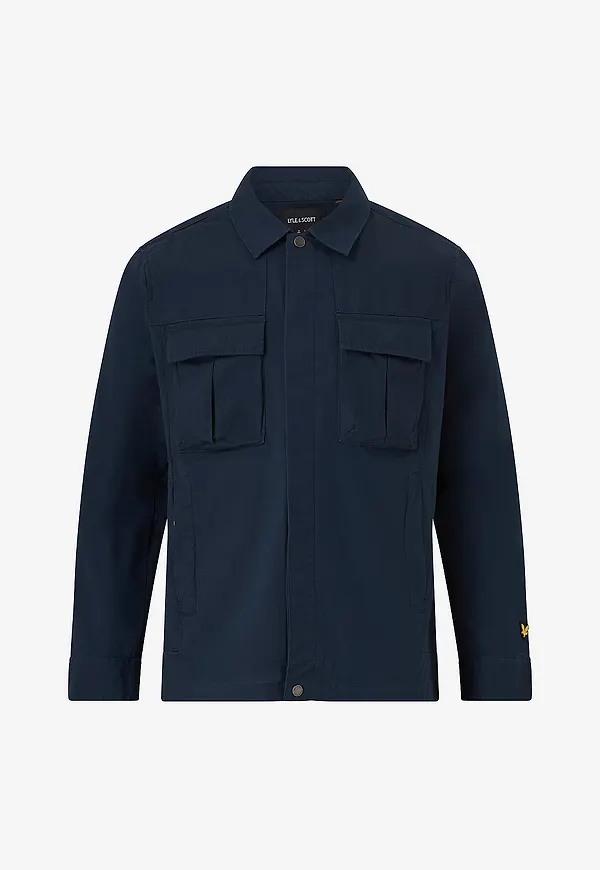 Lyle & Scott - Overshirt Ripstop - Blå