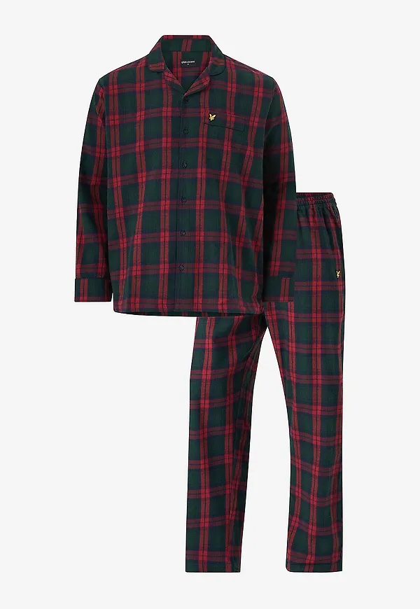 Lyle & Scott - Pyjamas Julian - Röd