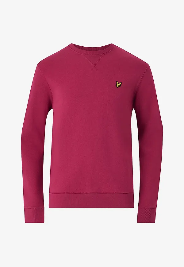 Lyle & Scott - Sweatshirt Crew Neck Sweatshirt - Röd