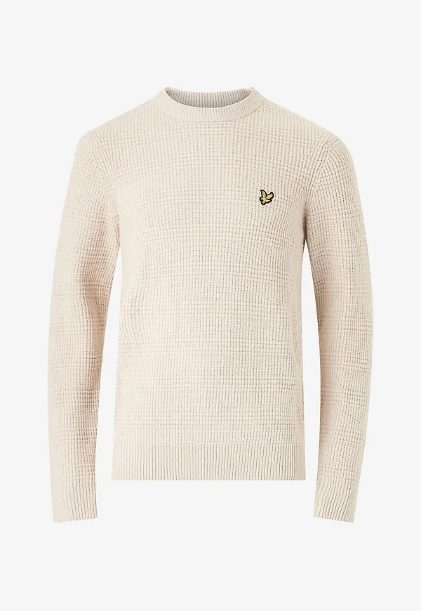Lyle & Scott - Tröja Mid Knits - Beige