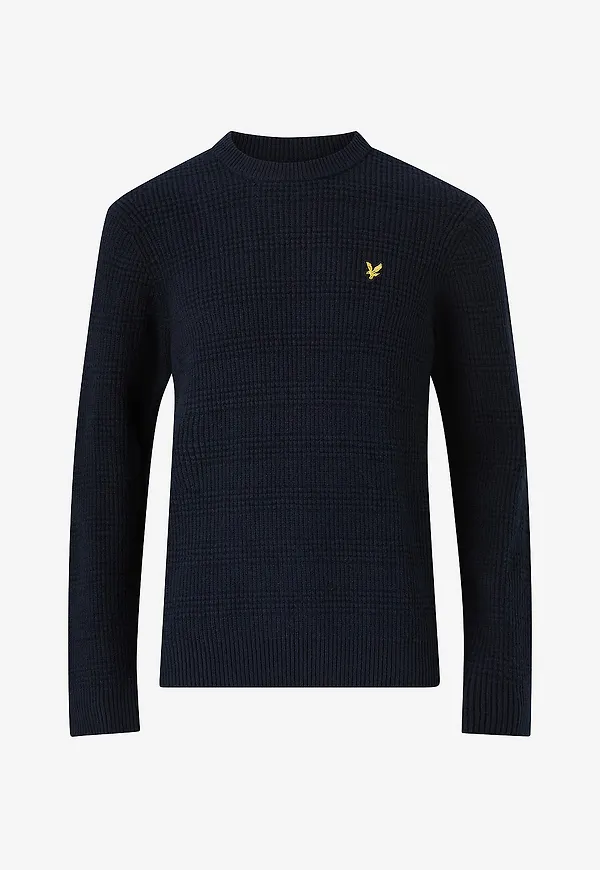 Lyle & Scott - Tröja Mid Knits - Blå