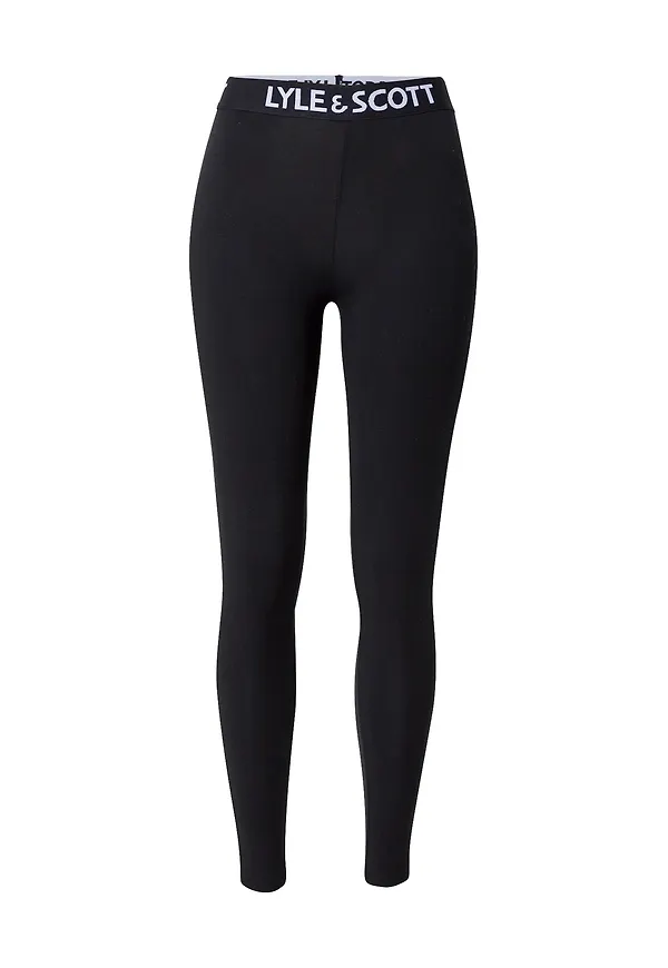 Lyle & Scott Leggings svart / vit