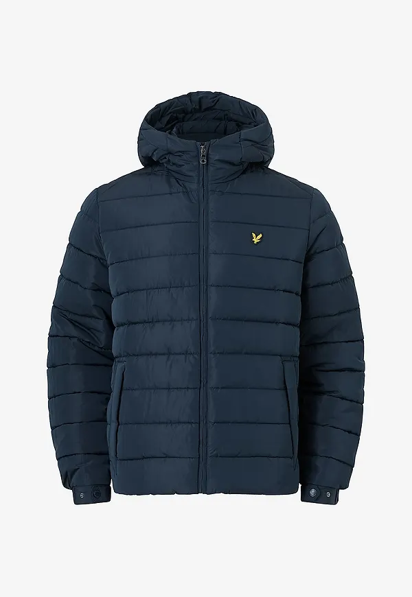 Lyle & Scott - Jacka Hooded Quilted Jacket - Blå