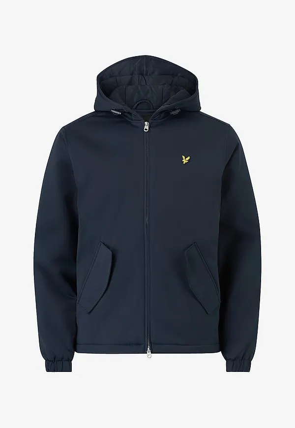 Lyle & Scott - Jacka Padded Hooded Zip Through Jacket - Blå