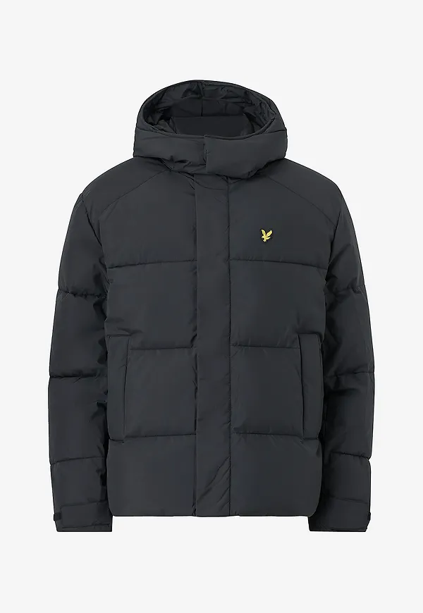 Lyle & Scott - Pufferjacka Hooded Puffer Jacket - Svart