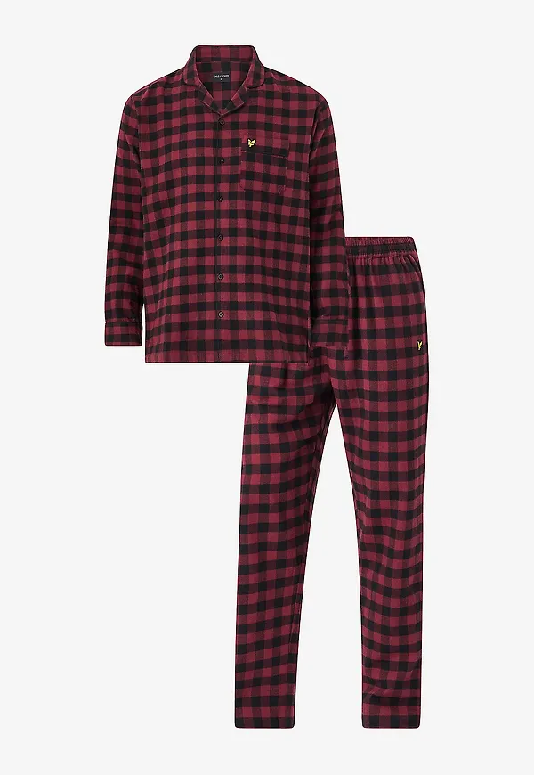Lyle & Scott - Pyjamasset Julian - Röd