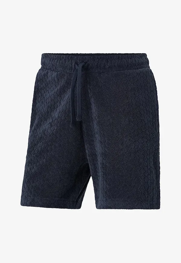 Lyle & Scott - Shorts Honeycomb Towelling - Blå