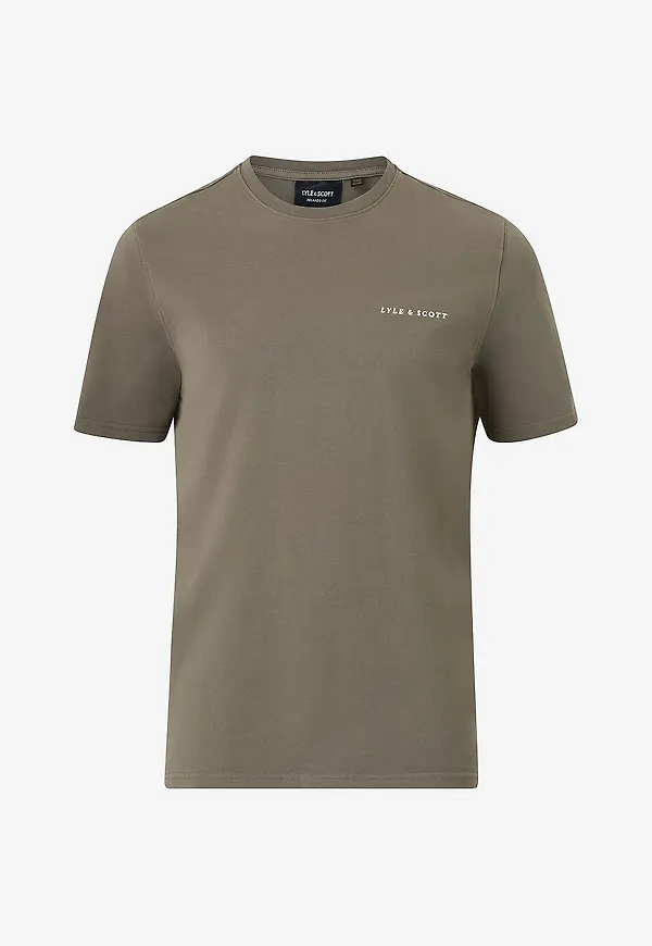 Lyle & Scott - T-shirt Script - Brun