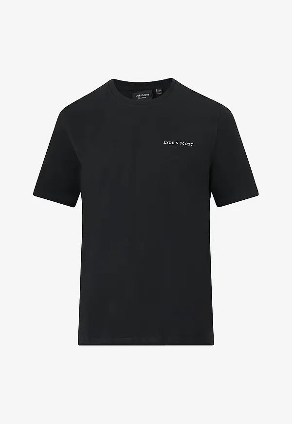 Lyle & Scott - T-shirt Script - Svart