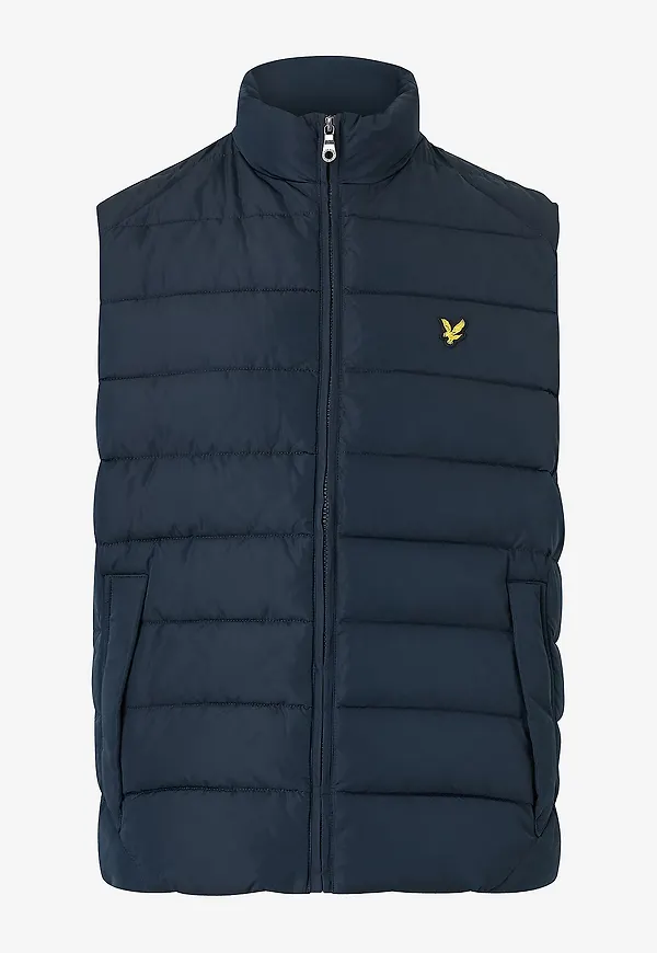 Lyle & Scott - Väst Quilted Gilet - Blå