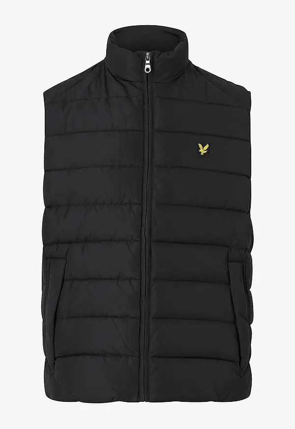 Lyle & Scott - Väst Quilted Gilet - Svart