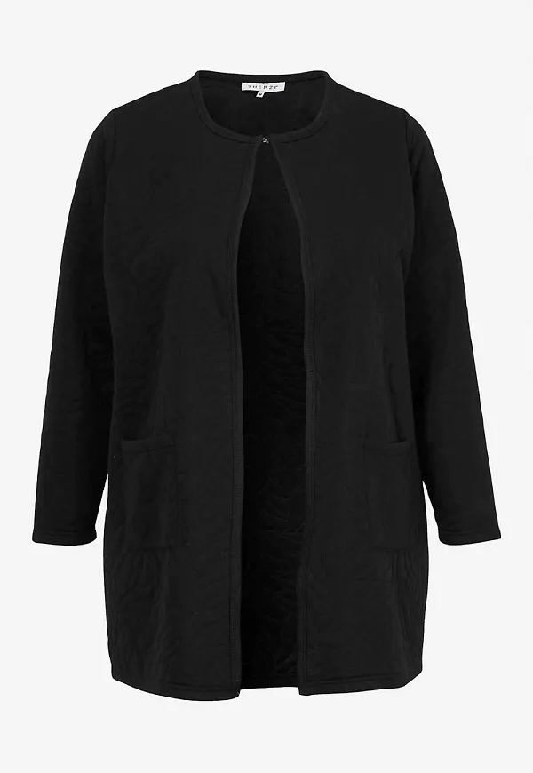 Lång cardigan i mjuk trikå Reimer