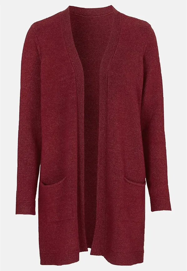 Lång cardigan med fickor