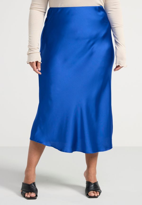 Lång kjol i satin