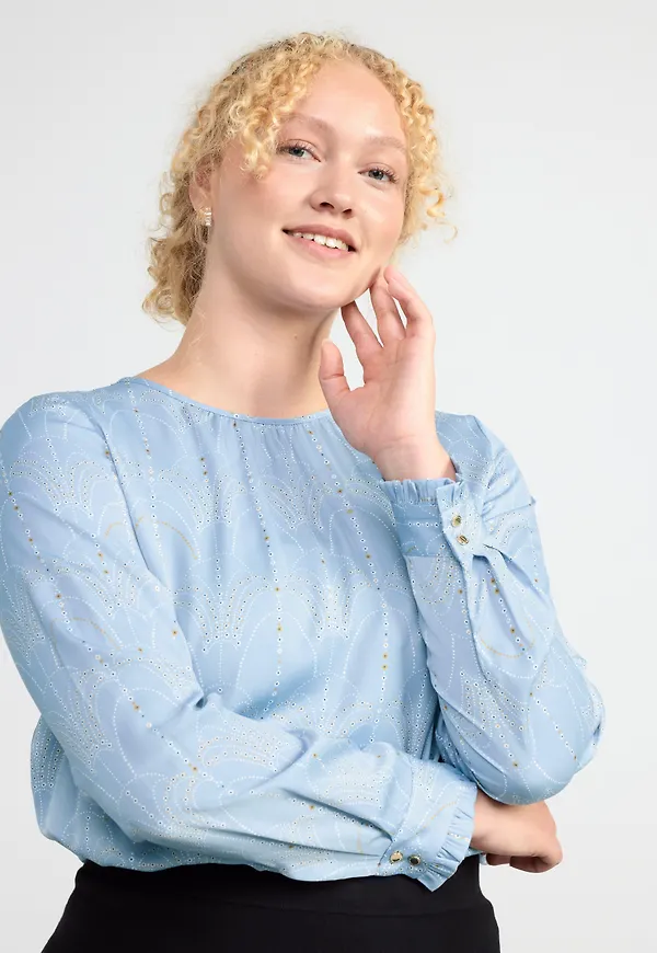 Långärmad blus