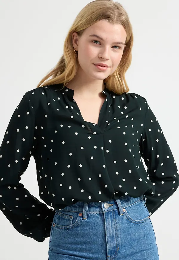 Långärmad blus
