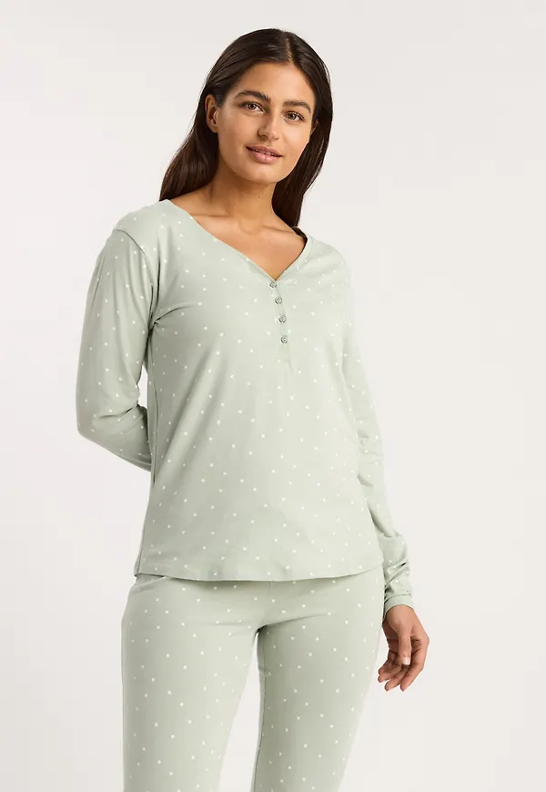 Långärmad pyjamastopp