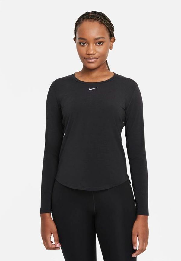 Långärmad tröja med standardpassform Nike Dri-FIT UV One Luxe för kvinnor - Svart