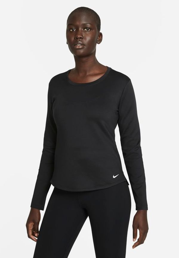 Långärmad tröja Nike Therma-FIT One för kvinnor - Svart