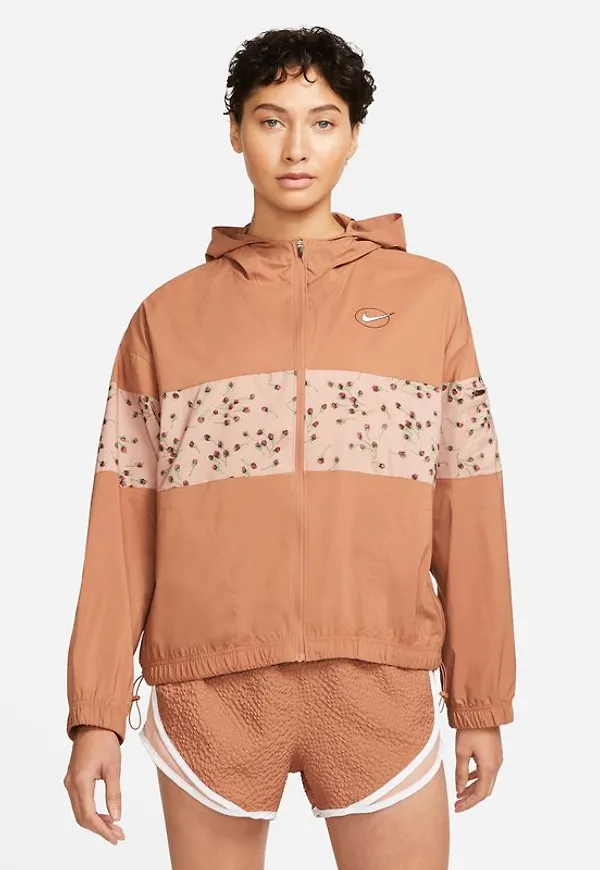 Löparjacka i vävt material Nike Icon Clash för kvinnor - Brun