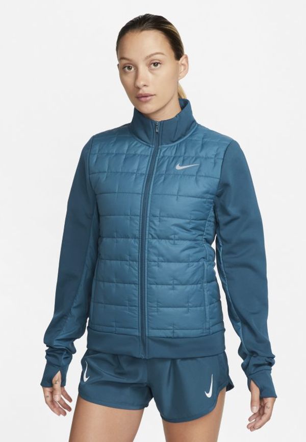 Löparjacka NikeTherma-FIT med syntetfoder för kvinnor - Blå