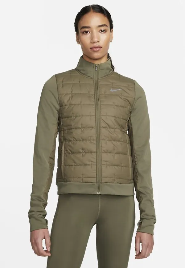 Löparjacka NikeTherma-FIT med syntetfoder för kvinnor - Grön