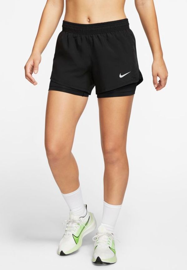 Löparshorts 2-i-1 Nike 10K för kvinnor - Svart