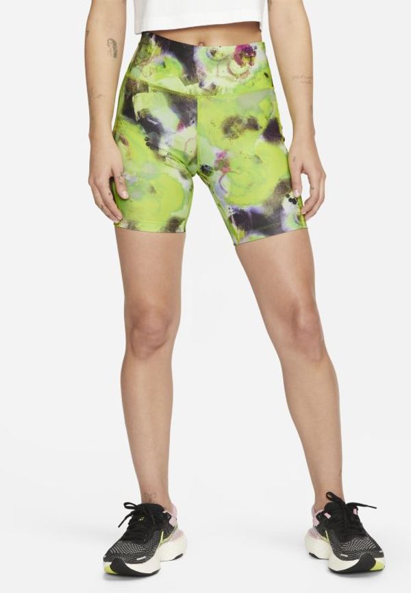 Löparshorts Nike Air Fast 18 cm med medelhög midja för kvinnor - Grön