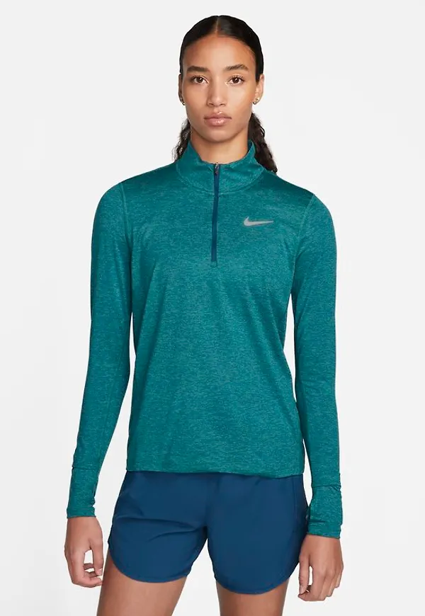 Löpartröja Nike med halv dragkedja för kvinnor - Blå