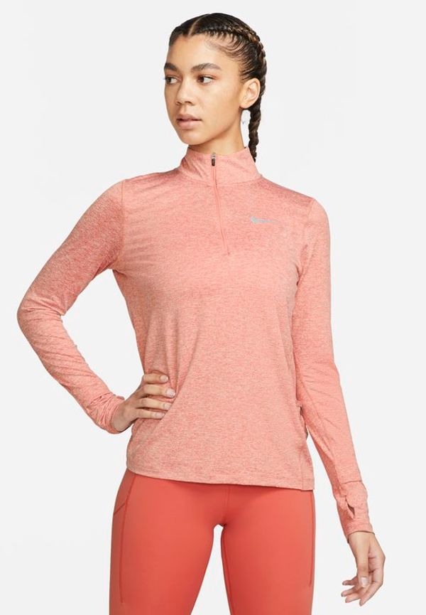 Löpartröja Nike med halv dragkedja för kvinnor - Orange