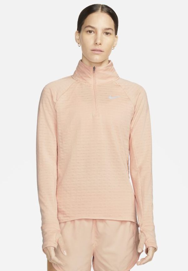 Löpartröja Nike Therma-FIT med halv dragkedja för kvinnor - Rosa