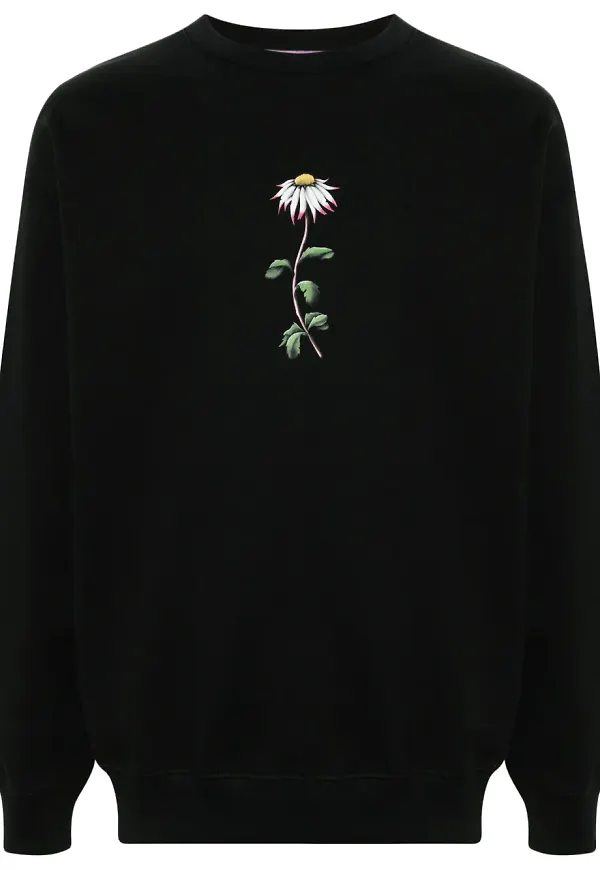 Maccapani Macca blommig sweatshirt - Svart