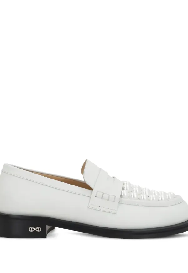 MACH & MACH Caddy loafers - Vit