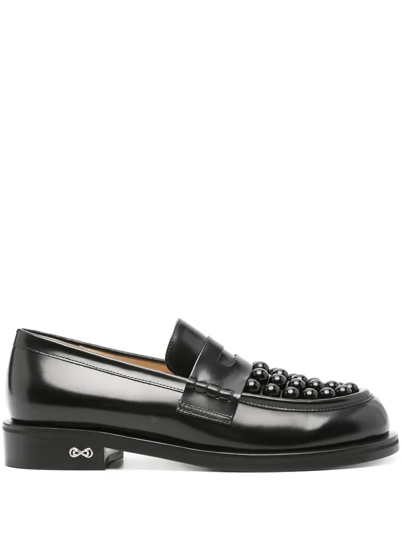 MACH & MACH loafers med nitar - Svart