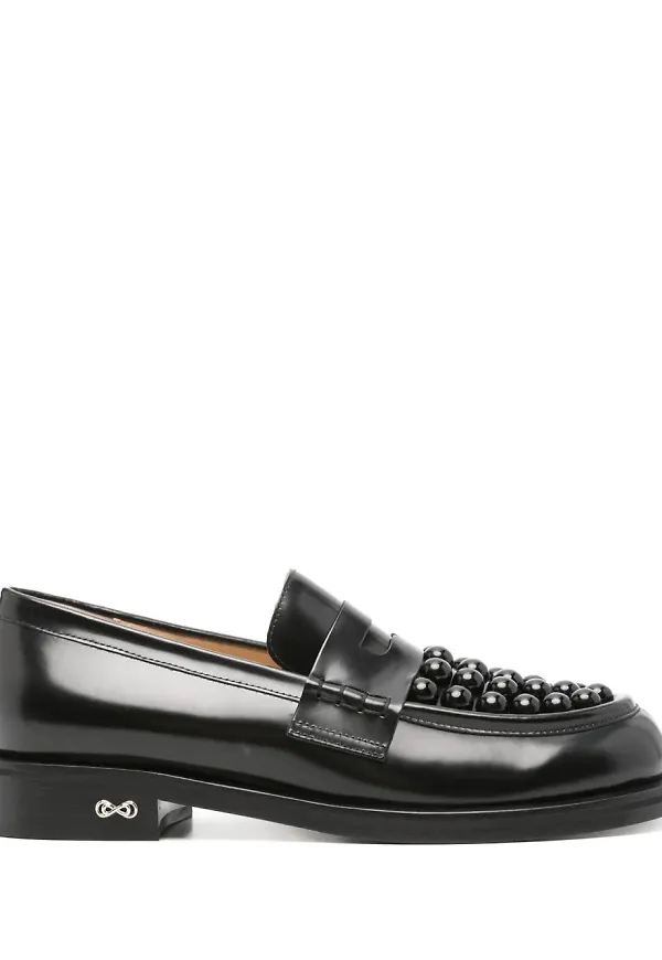 MACH & MACH loafers med nitar - Svart