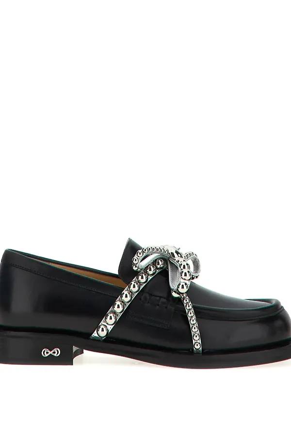 MACH & MACH loafers med nitar - Svart