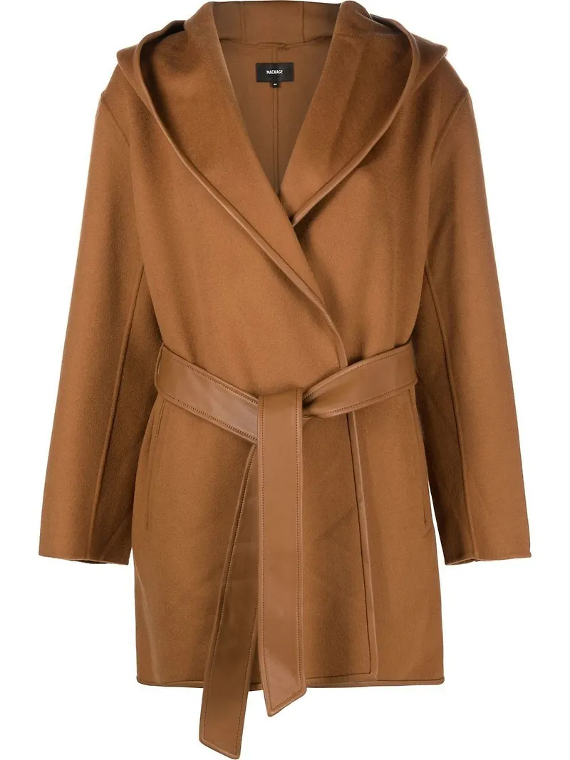 Mackage Amina omlottkappa - Brun